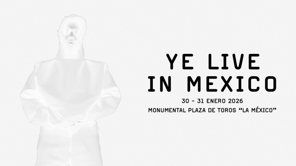 Kanye West México 2026, YE Live México, ViX Premium conciertos, Kanye West Plaza de Toros La México, conciertos streaming en vivo